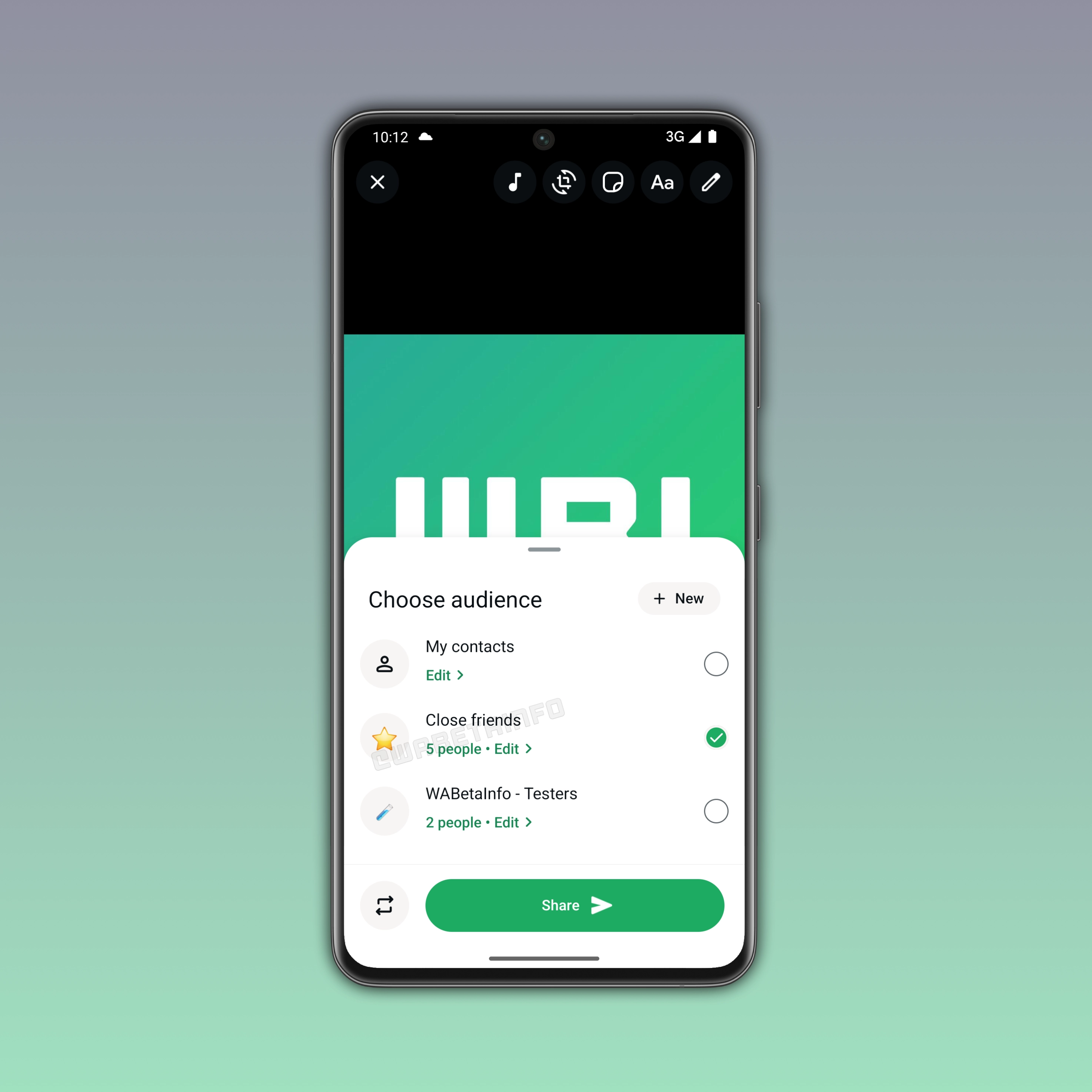 WhatsApp上线密友状态与自定义受众列表功能，私域社交开始进入精准分层时代