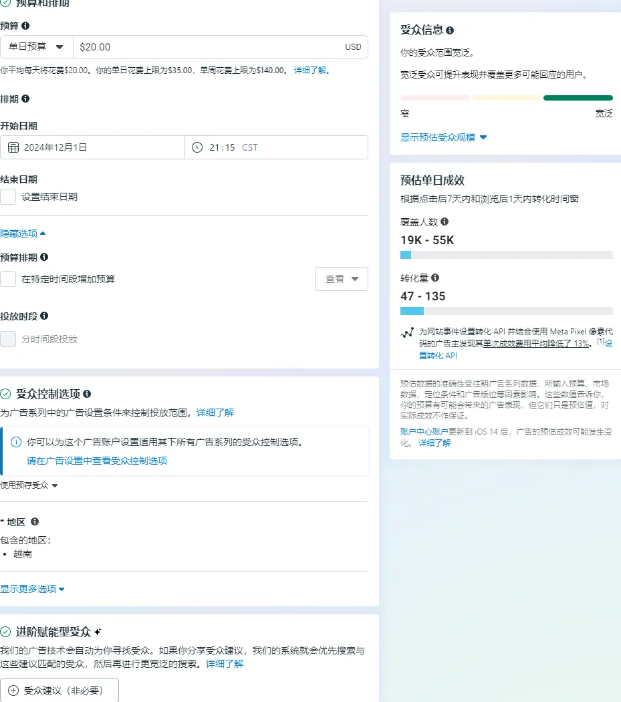 Facebook广告的架构及版位科普
