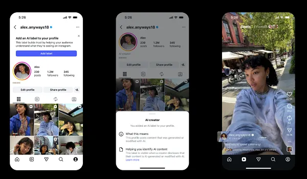 Instagram新增AI Creator标签：品牌如何借势AI标识抢占用户信任与营销先机