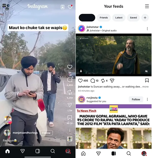 Instagram在新版设计更新中重点强调了Reels功能：短视频战略升级与内容分发重构趋势