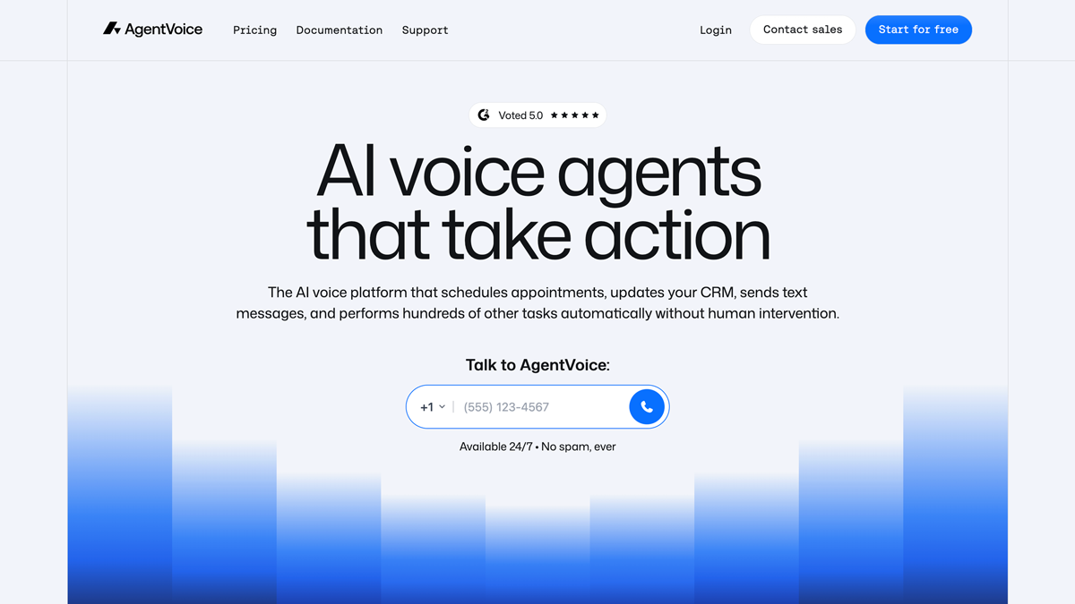 AgentVoice 界面截图