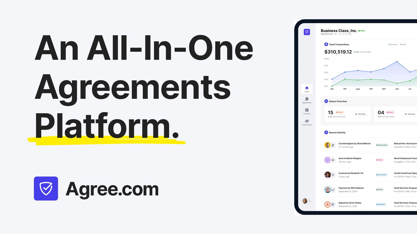 Agree.com 界面截图