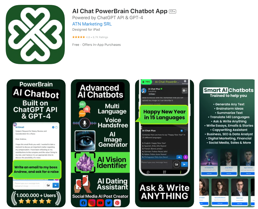PowerBrain AI 界面截图