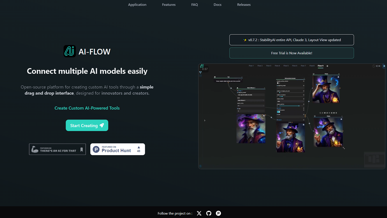 AI-Flow 界面截图