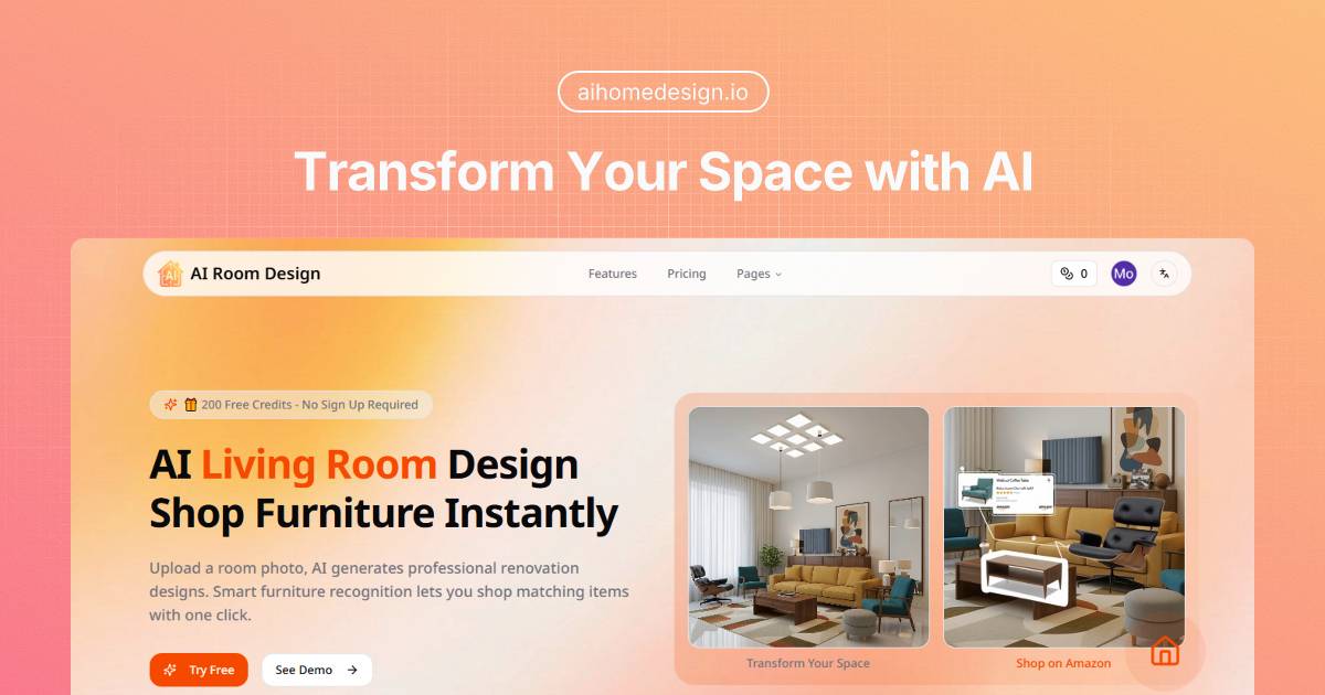 AI Home Design 界面截图