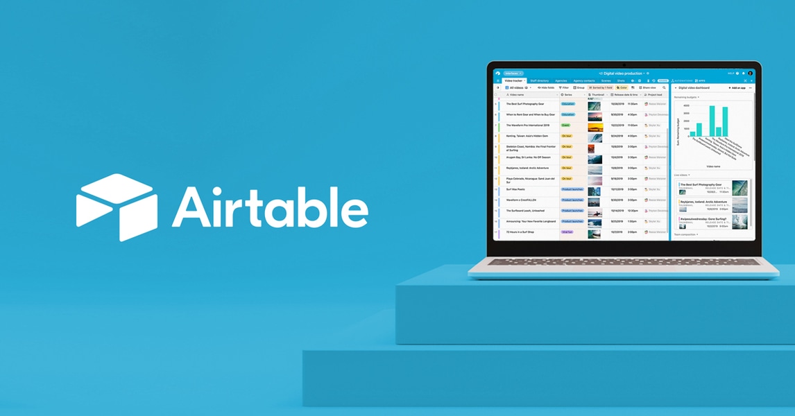 Airtable 界面截图