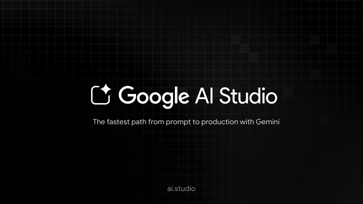 Google AI Studio 界面截图