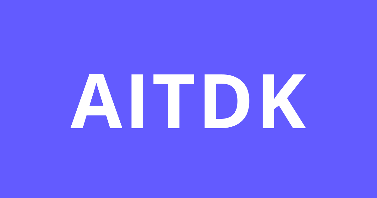 AITDK 界面截图