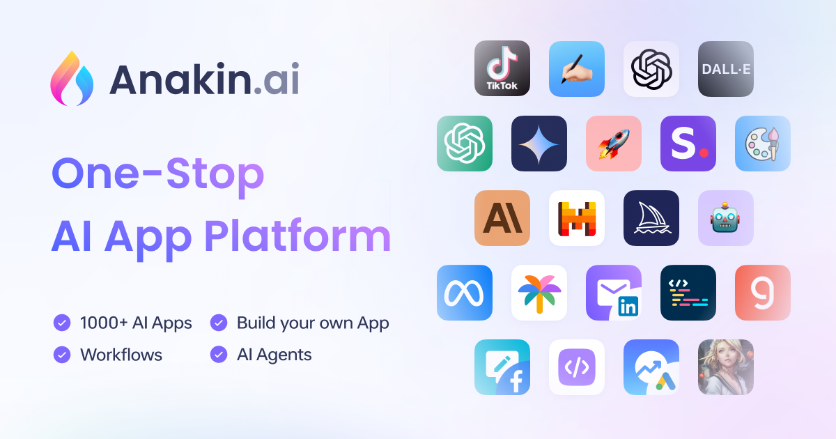 Anakin AI 界面截图