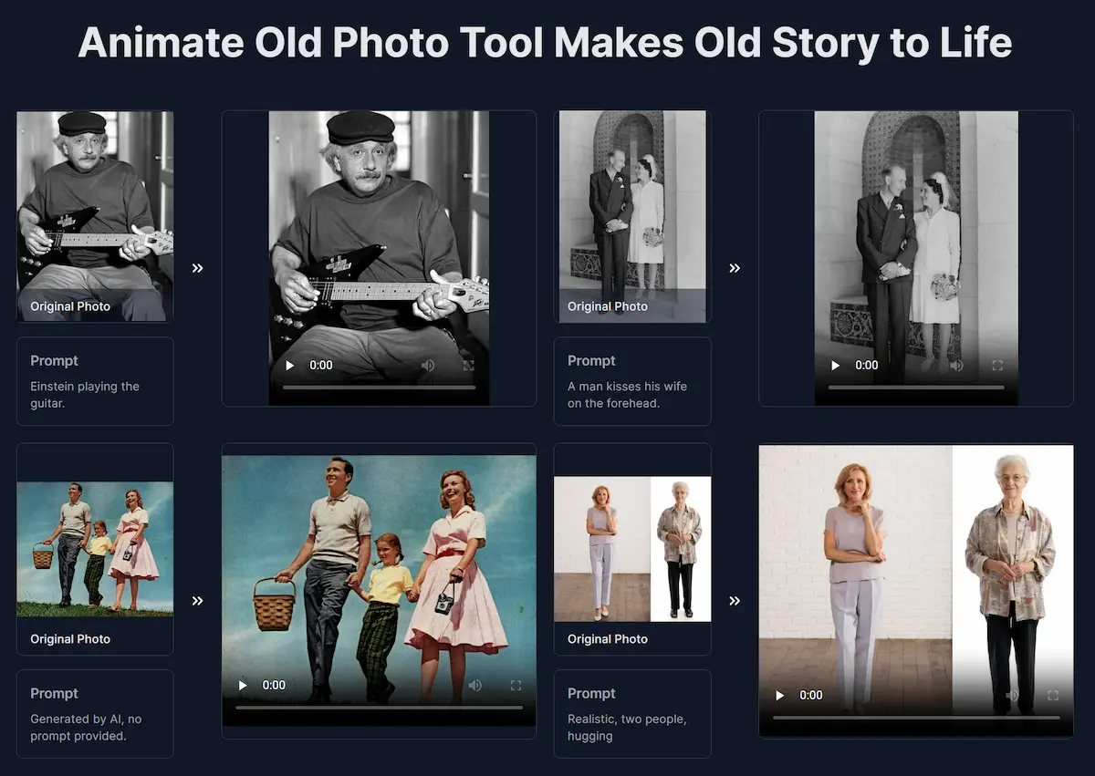 Animate Old Photos 界面截图