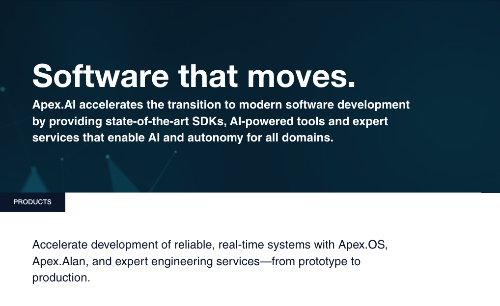 Apex.AI 界面截图