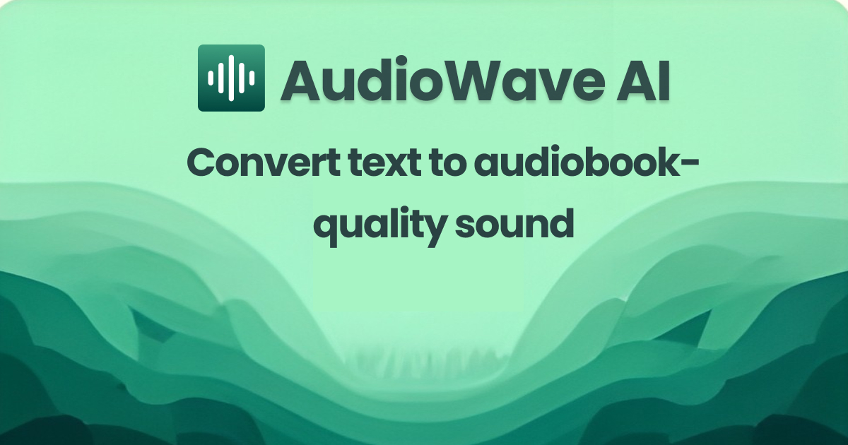 AudiowaveAI 界面截图