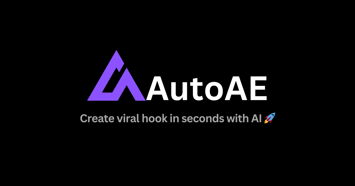 AutoAE 界面截图