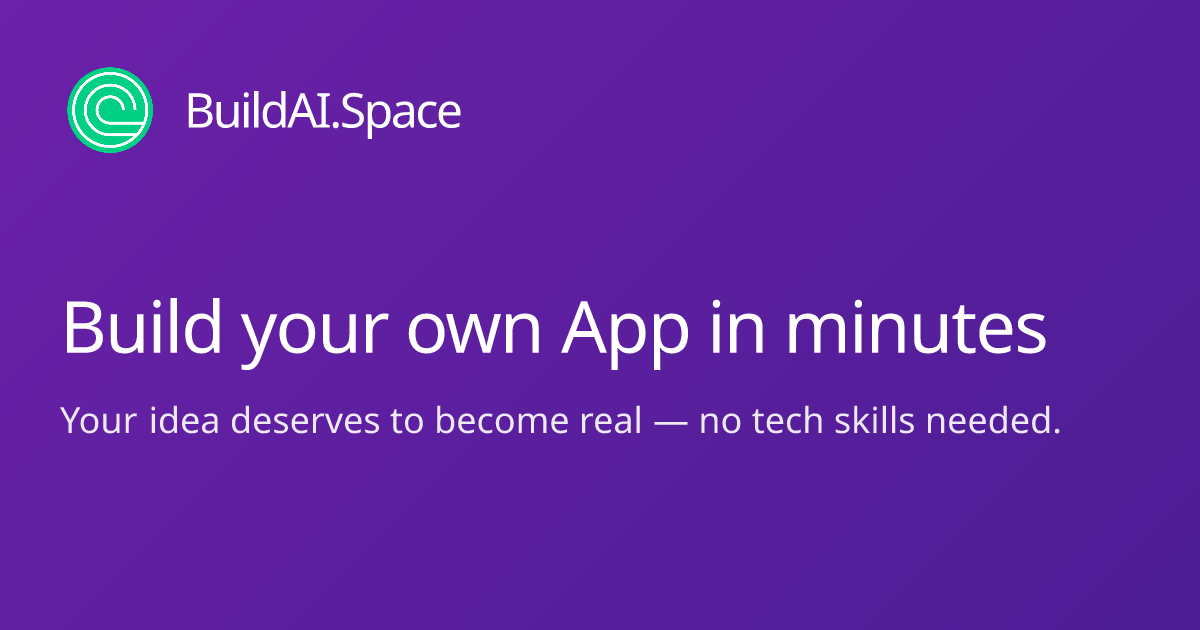 BuildAI 界面截图