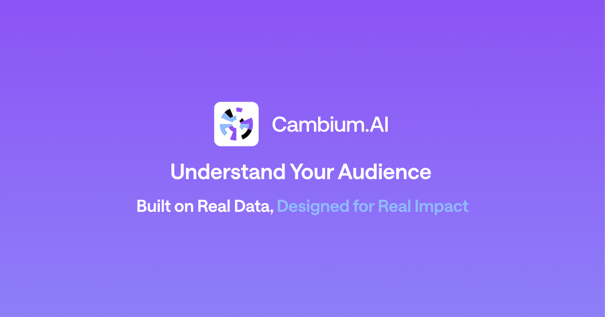 Cambium AI 界面截图