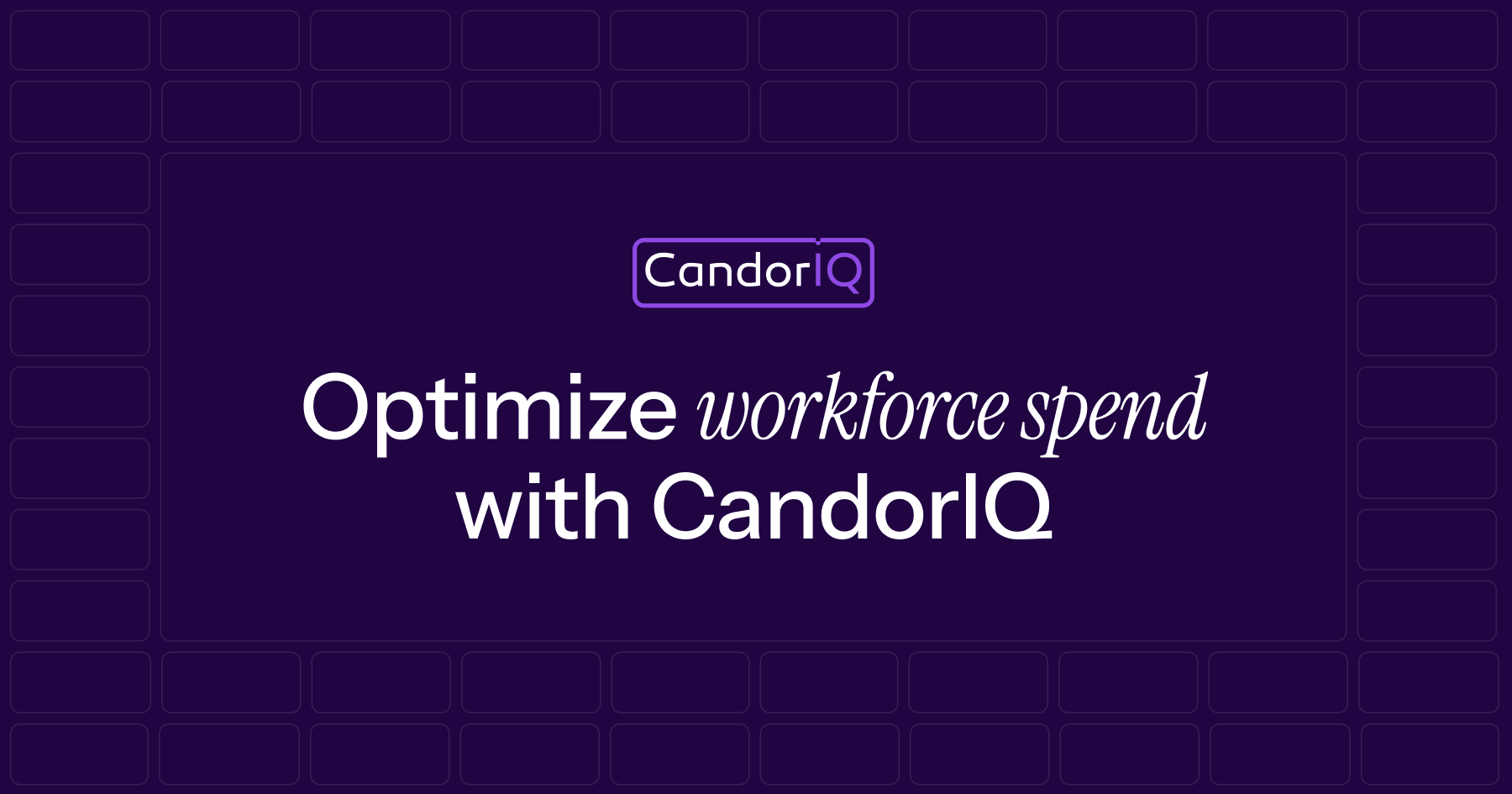 CandorIQ 界面截图