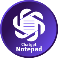 ChatGPT Notepad 界面截图