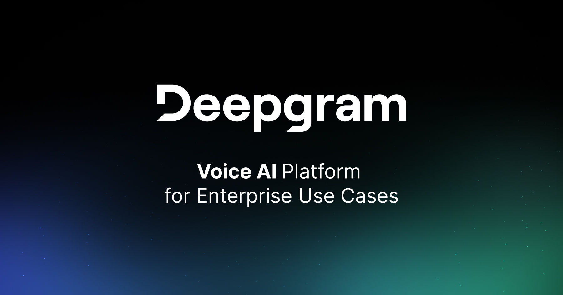 Deepgram 界面截图