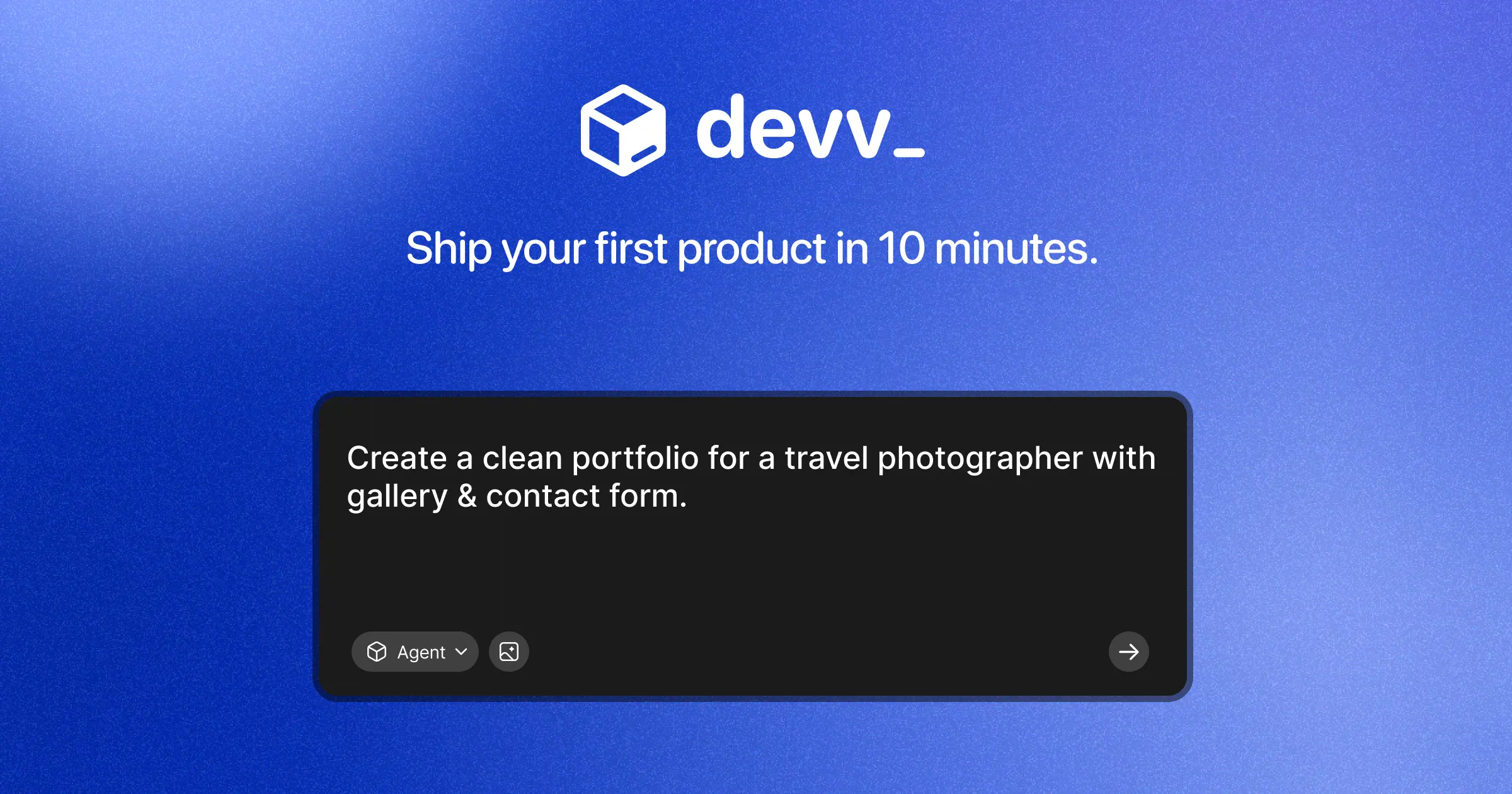 Devv AI 界面截图
