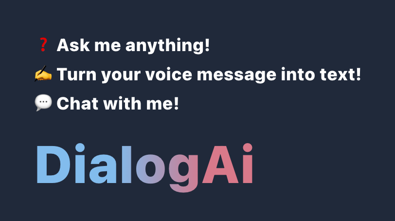 DialogAi 界面截图
