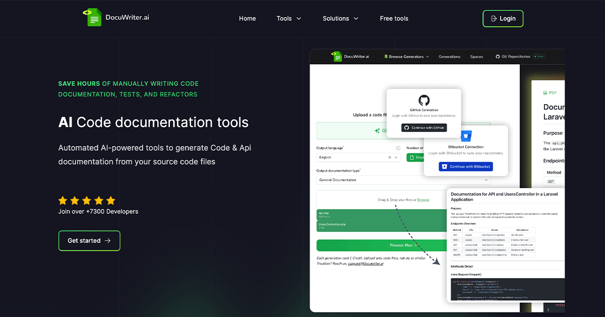 DocuWriter.ai 界面截图