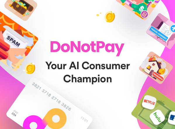 DoNotPay 界面截图