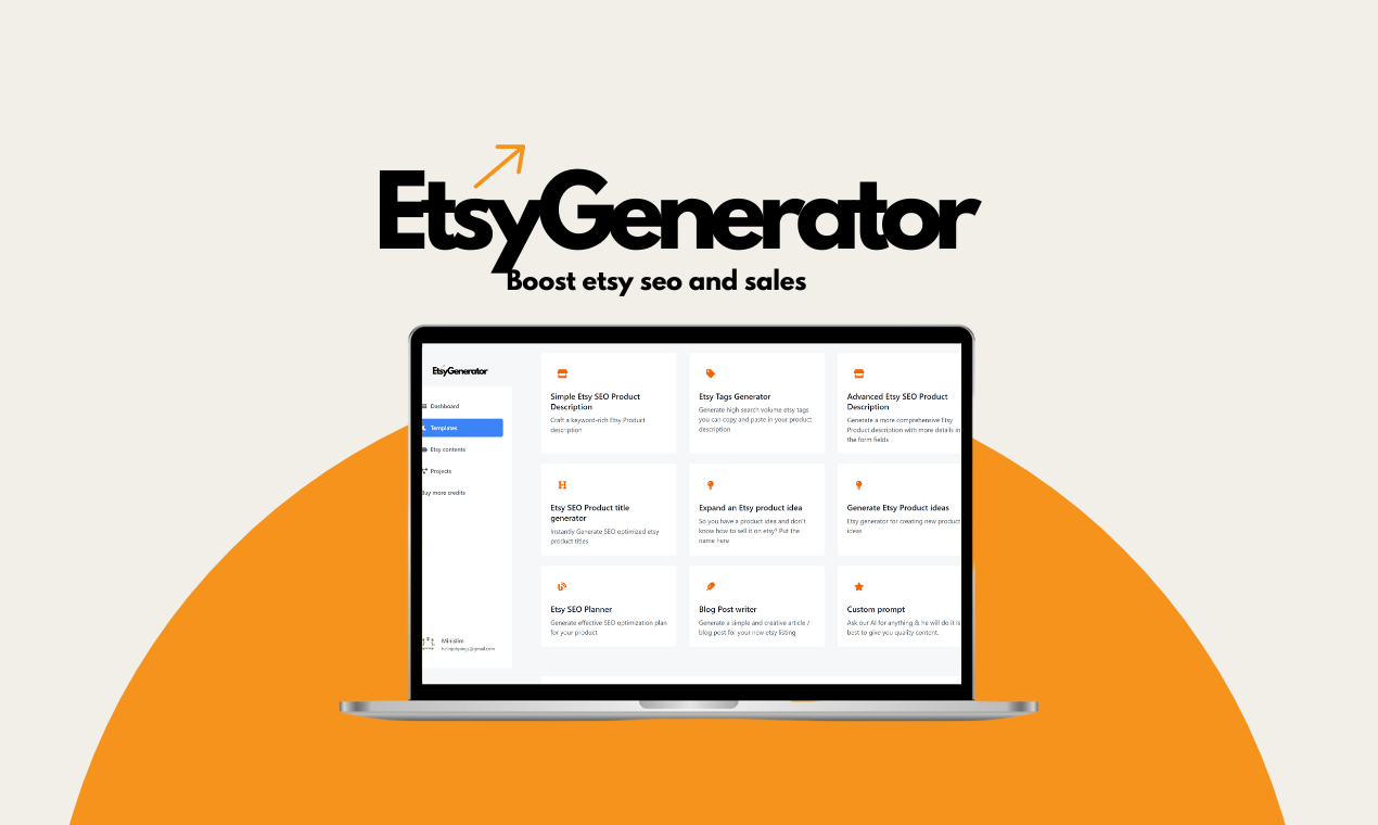 Etsy生成器 界面截图