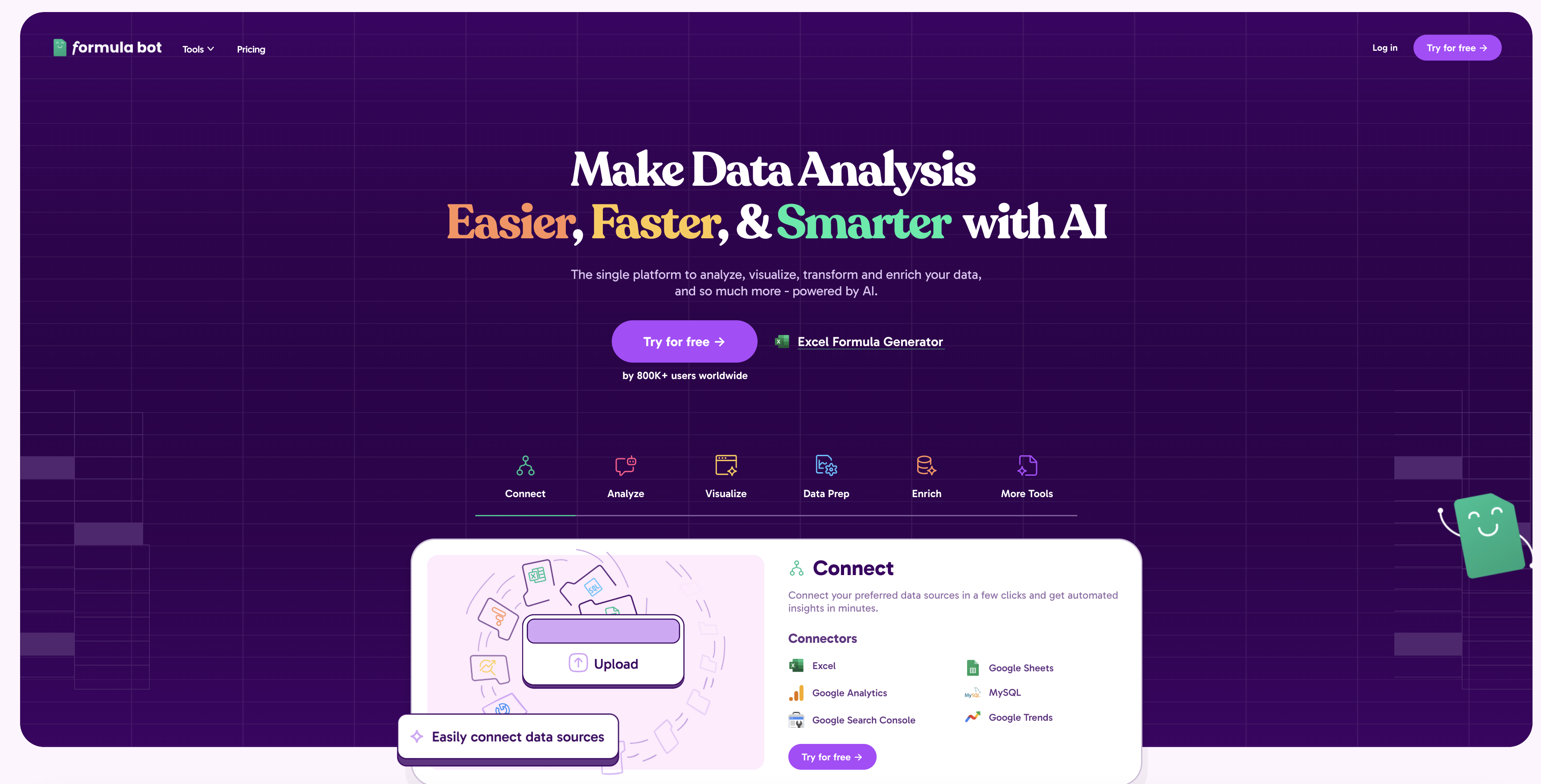 Formula Bot 界面截图