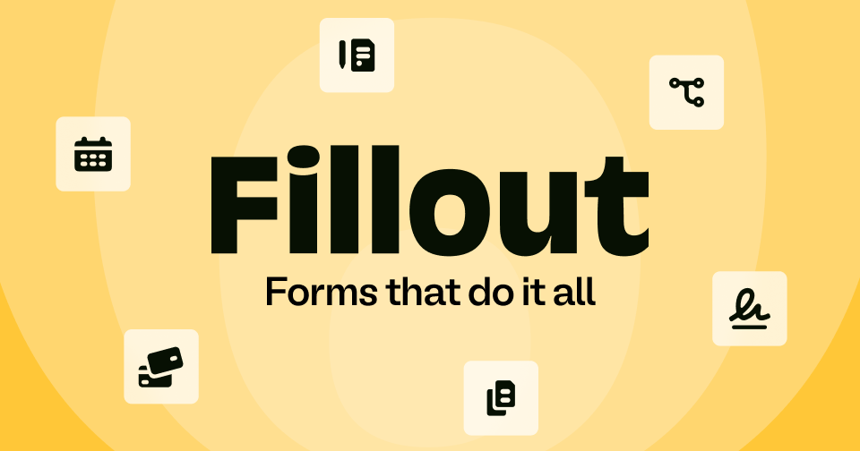 Fillout 界面截图