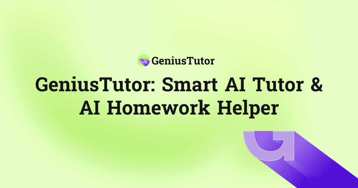 GeniusTutor 界面截图