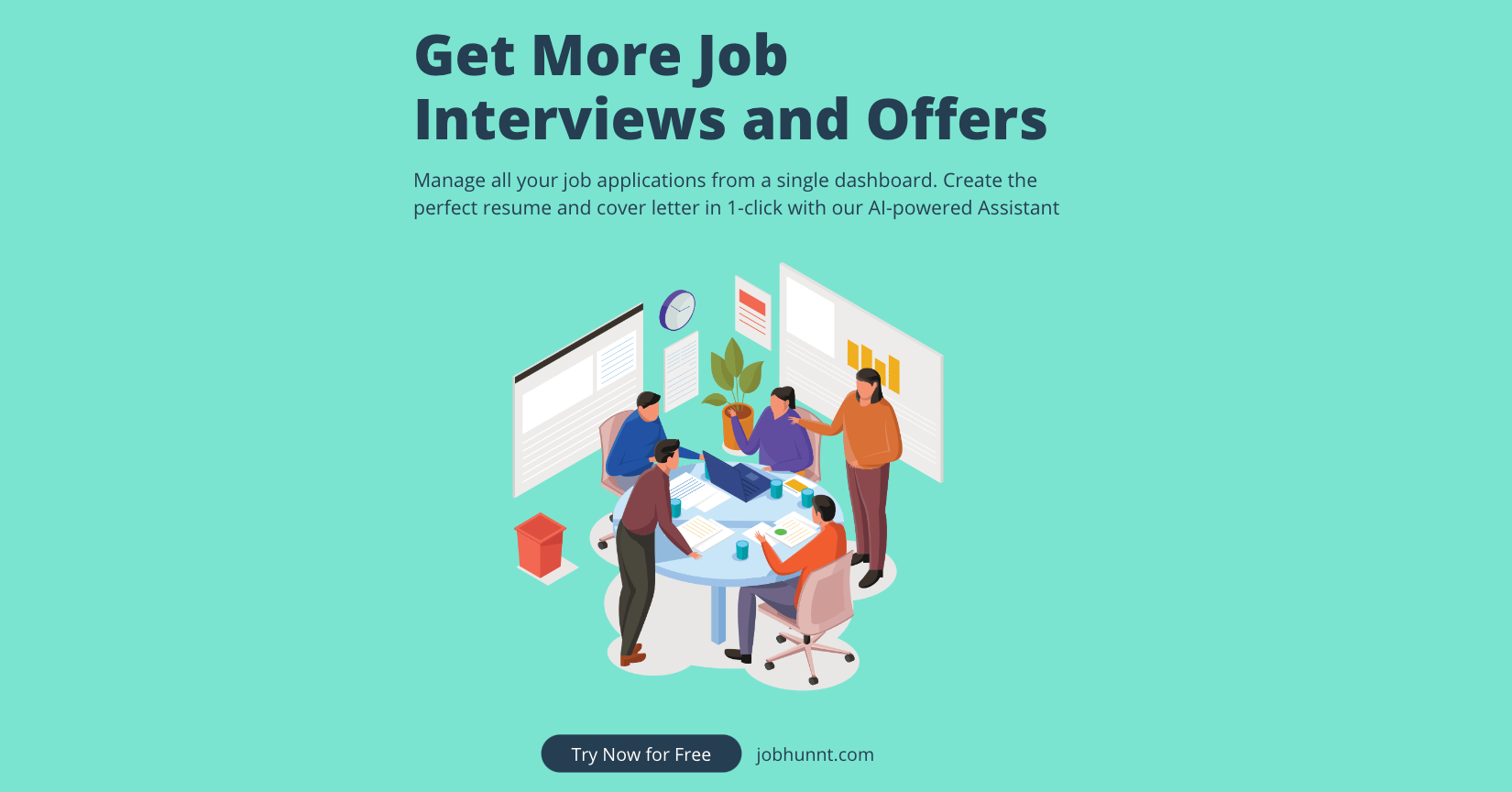 JobHunnt 界面截图