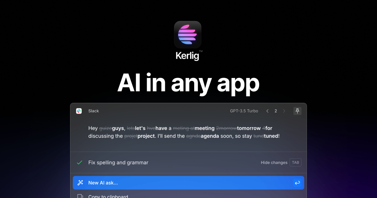 Kerlig 界面截图
