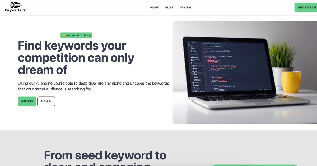 Keywrds.ai 界面截图