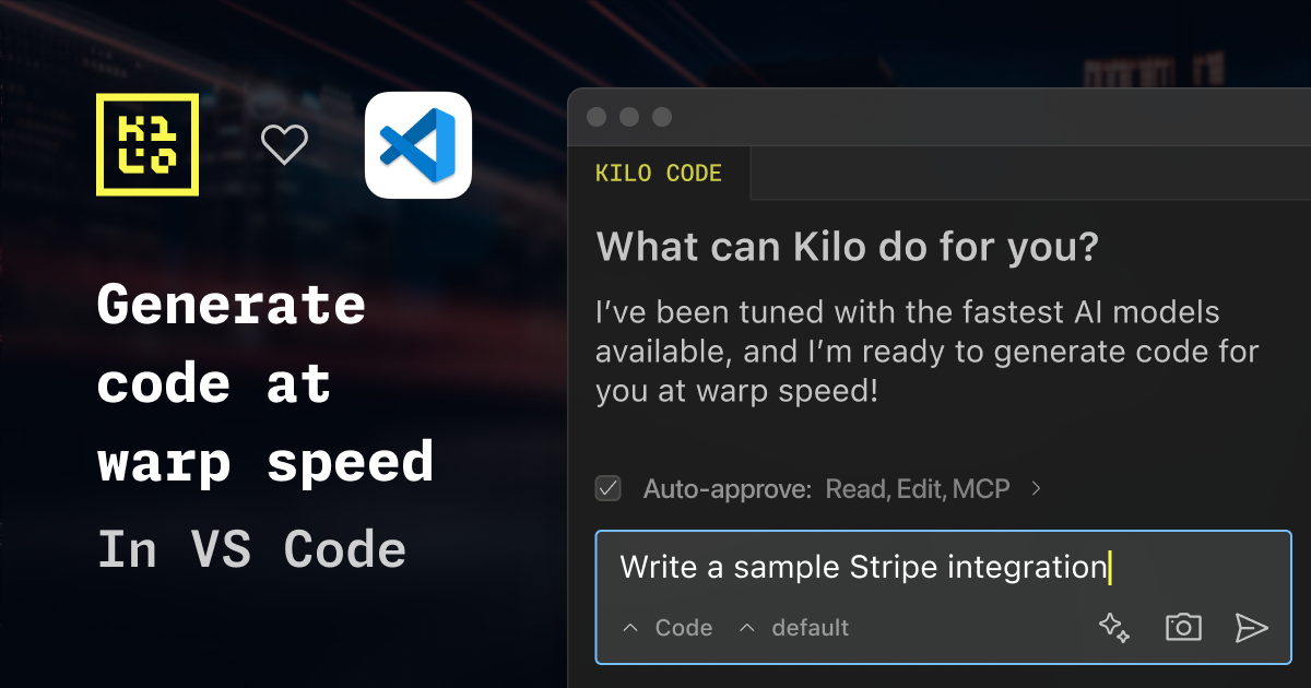 Kilo Code 界面截图