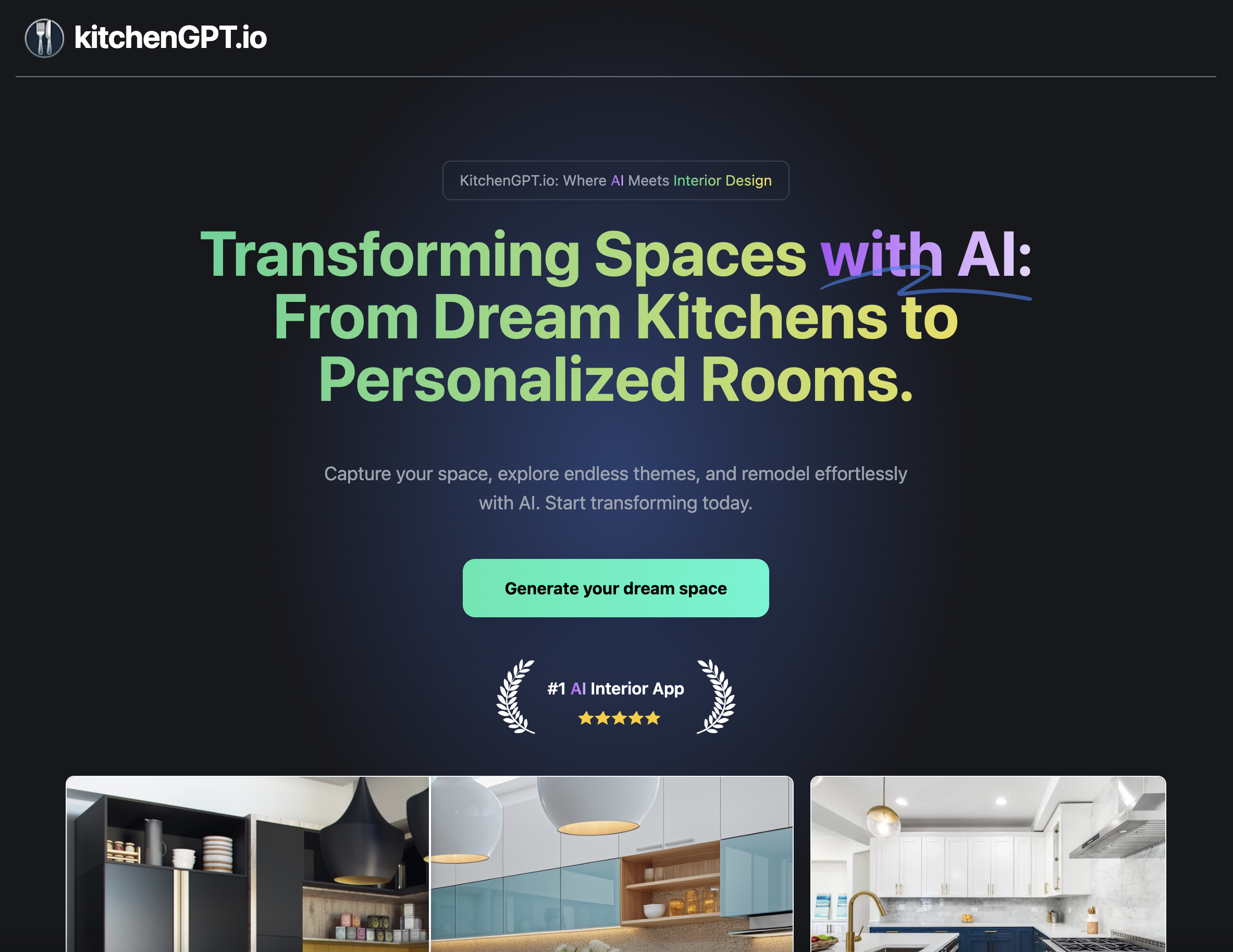 KitchenGPT 界面截图
