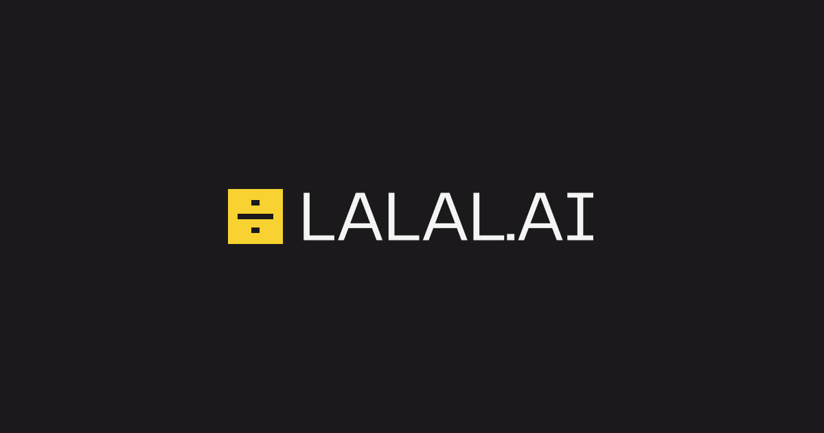 啦啦爱LALAL.AI 界面截图