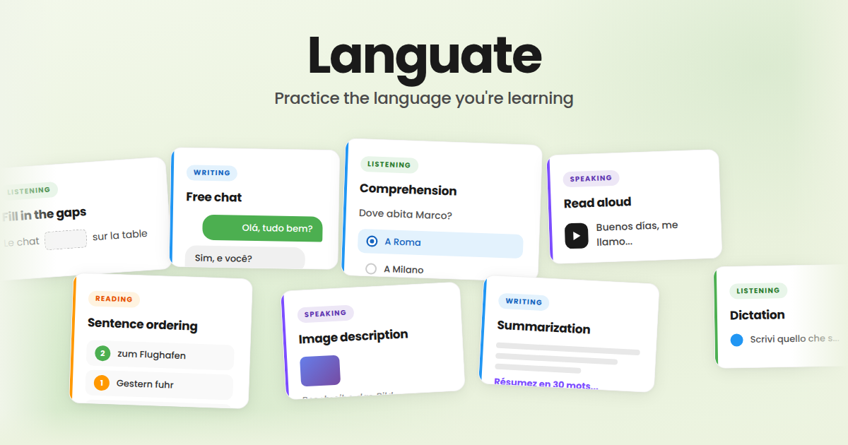 Languate 界面截图