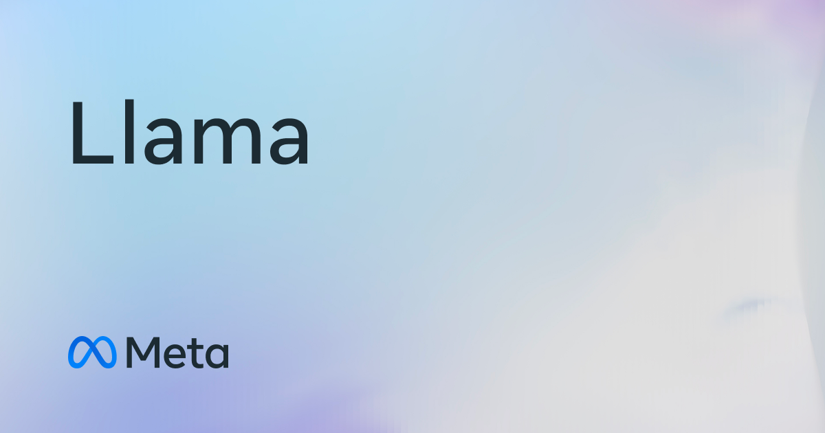 Llama 界面截图