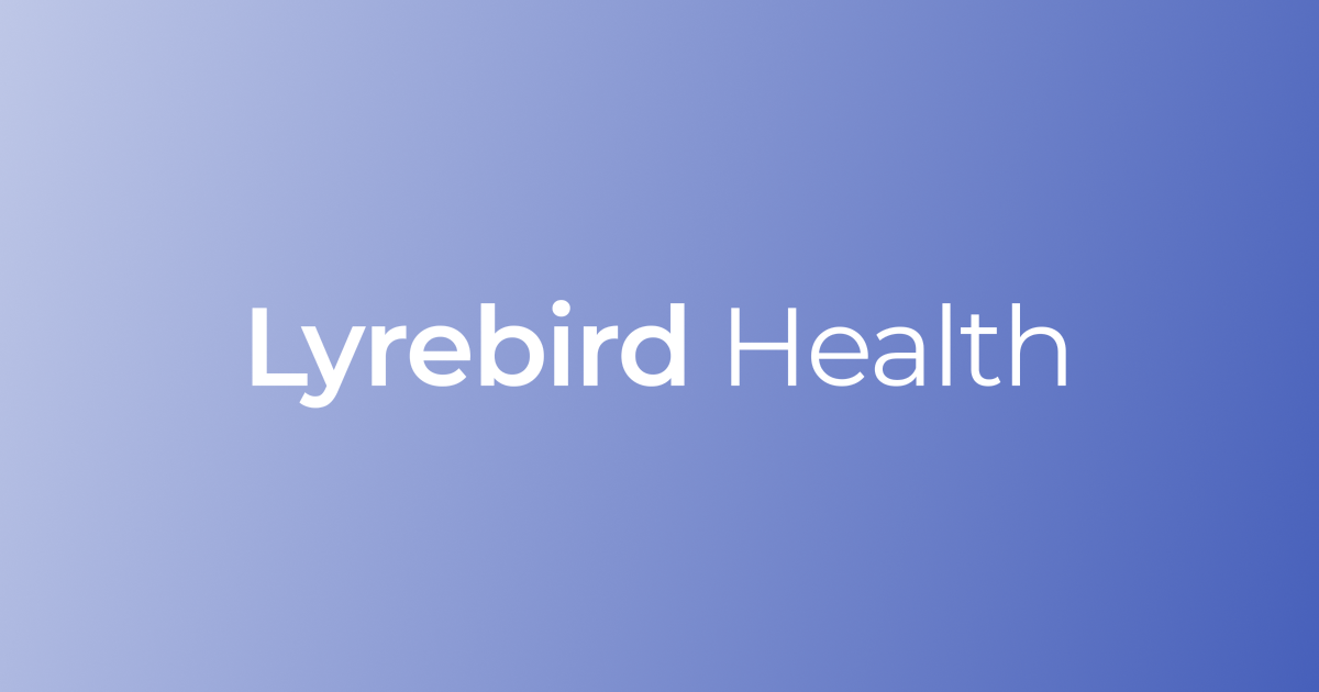 Lyrebird Health 界面截图