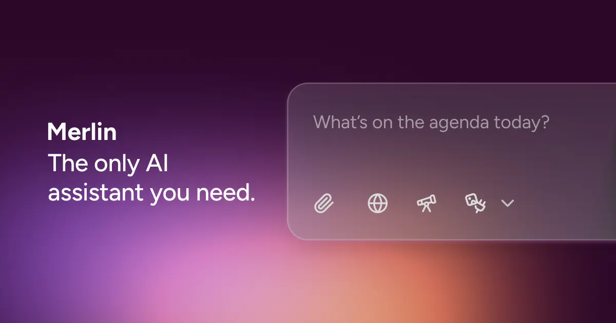 Merlin AI 界面截图