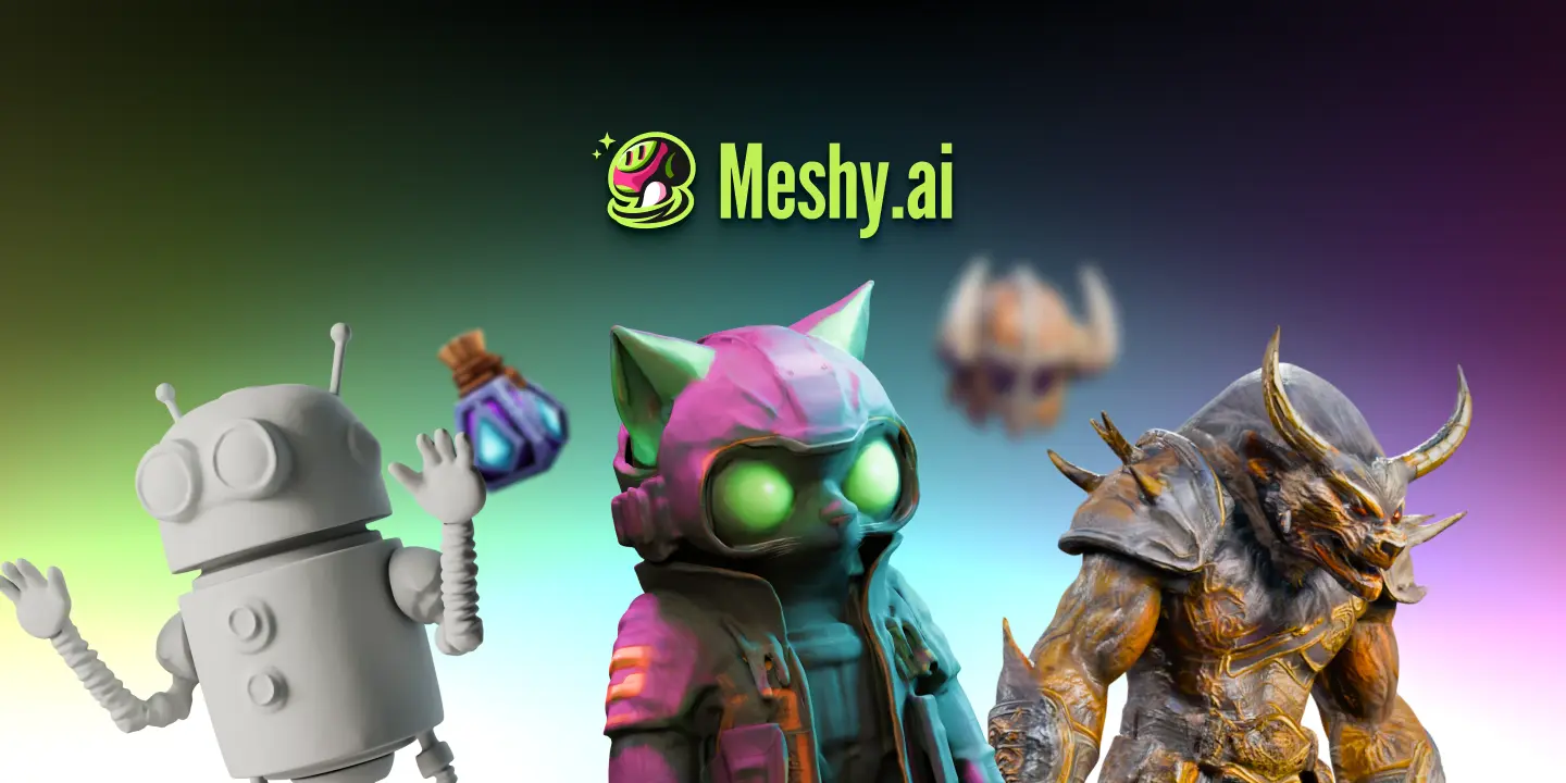Meshy AI 界面截图