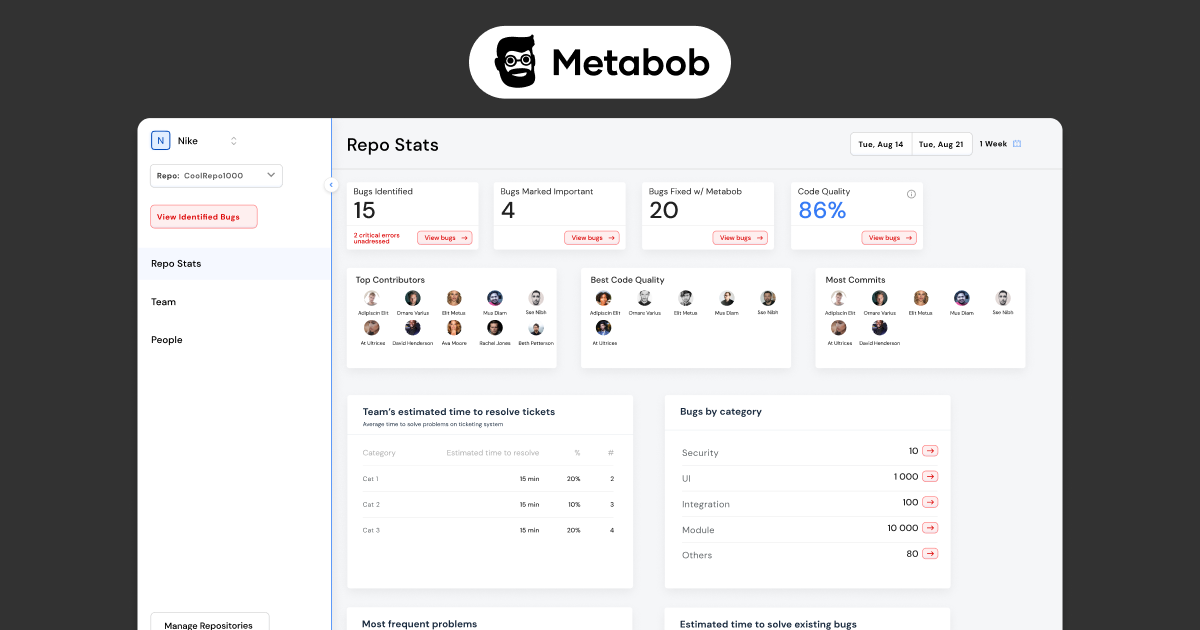 Metabob 界面截图