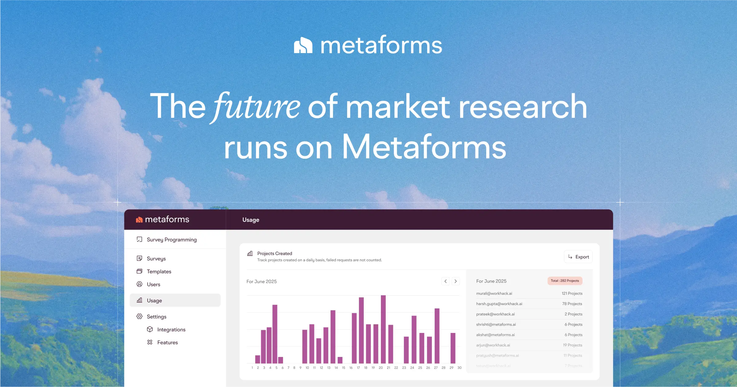 Metaforms 界面截图