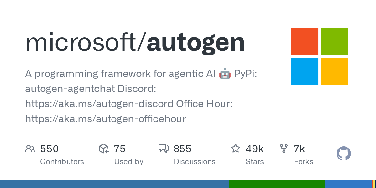 Microsoft Autogen 界面截图