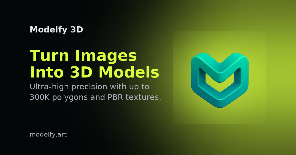 Modelfy 3D 界面截图