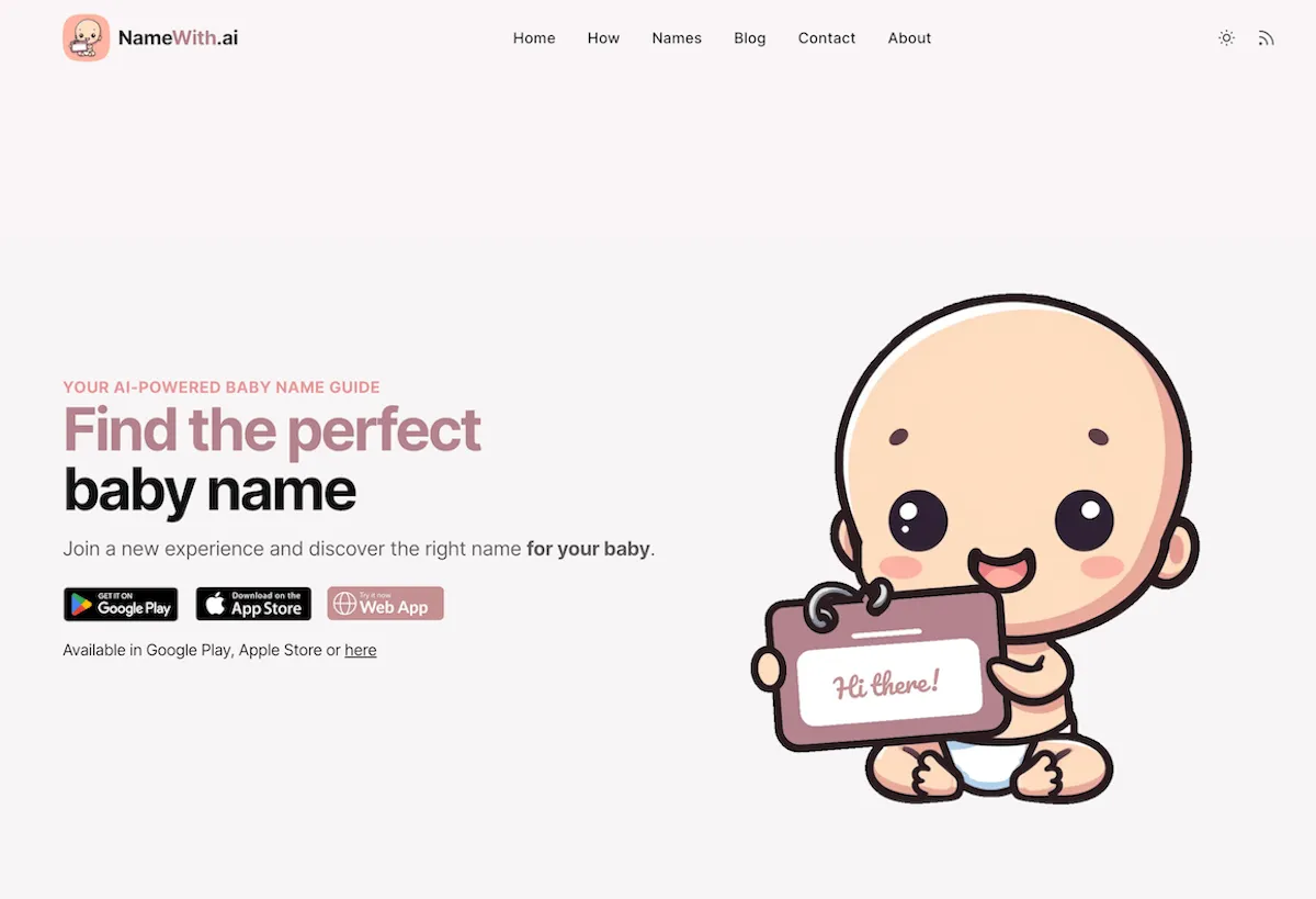 Cuqui Baby Names 界面截图