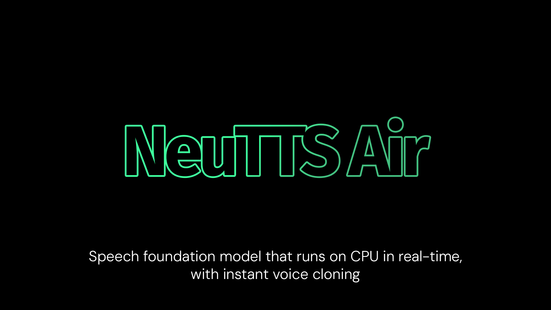 NeuTTS Air 界面截图