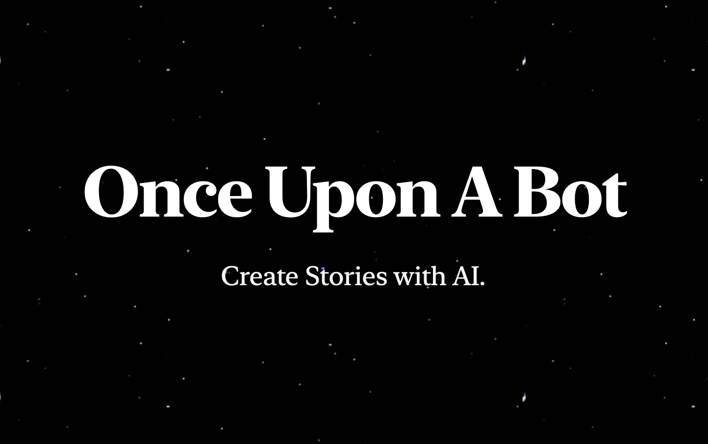 OnceUponABot 界面截图