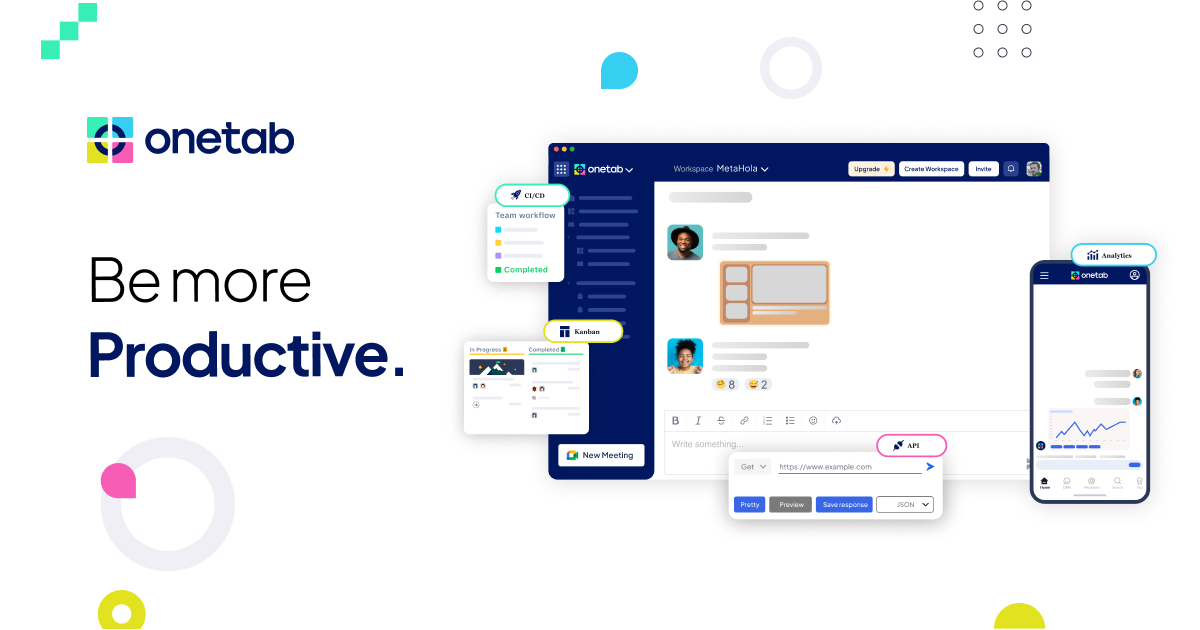 Onetab AI 界面截图