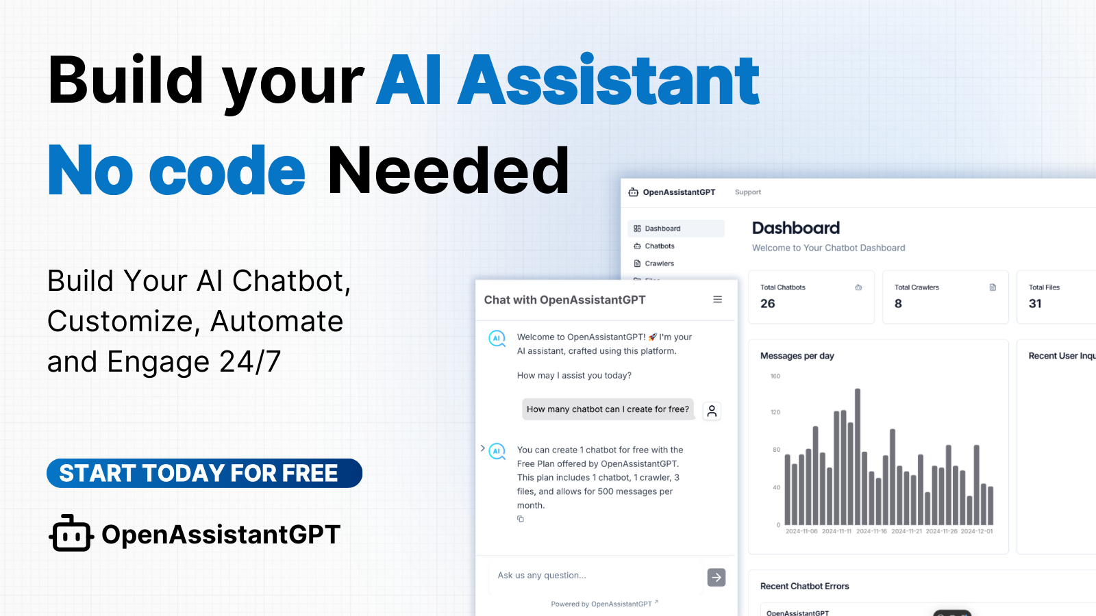 OpenAssistantGPT 界面截图